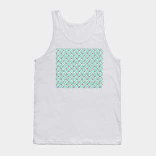 Watermelon Watercolor Octopus Pattern Tank Top